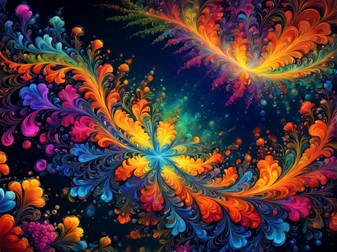 river, art by (Akrokan), mesmerizing digital painting, vivid colors, elaborate, breathtaking, chromatic nanotechnology, magnificent, iridescent particles, mesmerizing pattern of kaleidoscopic colors, nanotechnological display, vibrant hues, (detailed:1.4), best quality, particles, digital painting, H!D