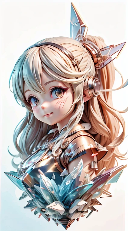 masterpiece、ultra res、a smile、strong long hair、Anime girl with a glowing sword in her hand, ArtStation Pixiv ArtGerm, Highly detailed artgerm, ig model | ArtGerm, fanart best artstation, ArtGerm. high detailing, ! Dream artgerm, artgerm detailed, ArtGerm. Anime Illustration,Cute, 3D Rendering, Small robots, portrait female anime, Cute 3D Anime Rendering, cute detailed digital art, mini cute mecha, 3D rendering stylized, 3D rendered character art 8k, Cute Digital Painting, anime style 3D, super detailed render, weapon in hand, Delicate face,