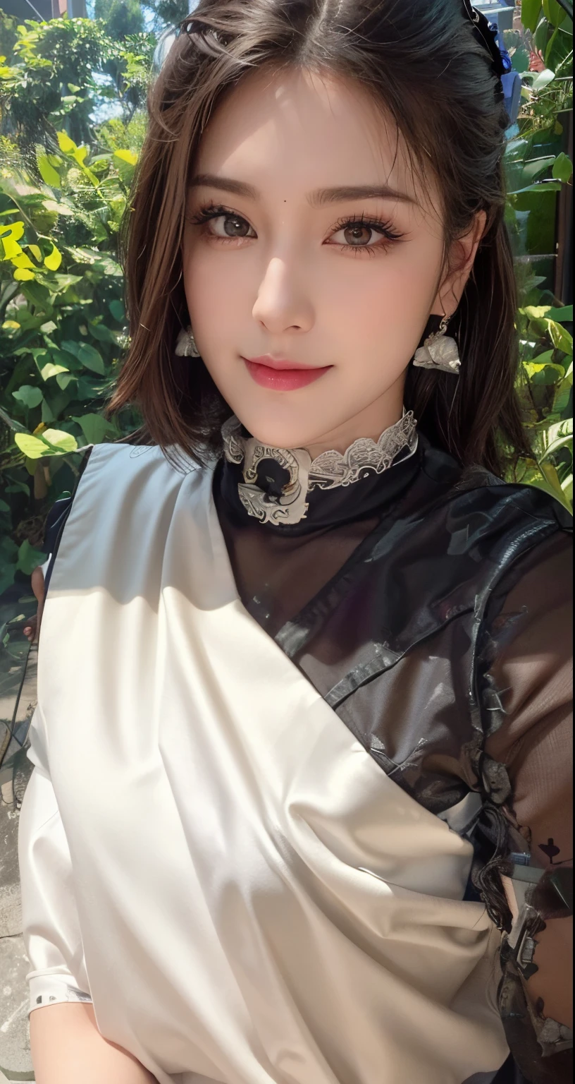 (1 Ultimate Beautiful Mature Nurse)、hyperdetailed face、Detailed lips、detailed eyes、double eyelids、((brunette bob hair))、(nurse's uniform:1.3)、(Glamorous body)、(Huge breasts)、smile、thighs thighs thighs thighs, Perfect fit, Perfect image realism, Background with: (Hospital Patient Rooms:1.2), Cowboy Shot, 细致Background with, detailed costume, Perfect litthing、Hyper-Realism、(Photorealsitic:1.4)、8K maximum resolution, (masterpiece), highly detailed, Professional