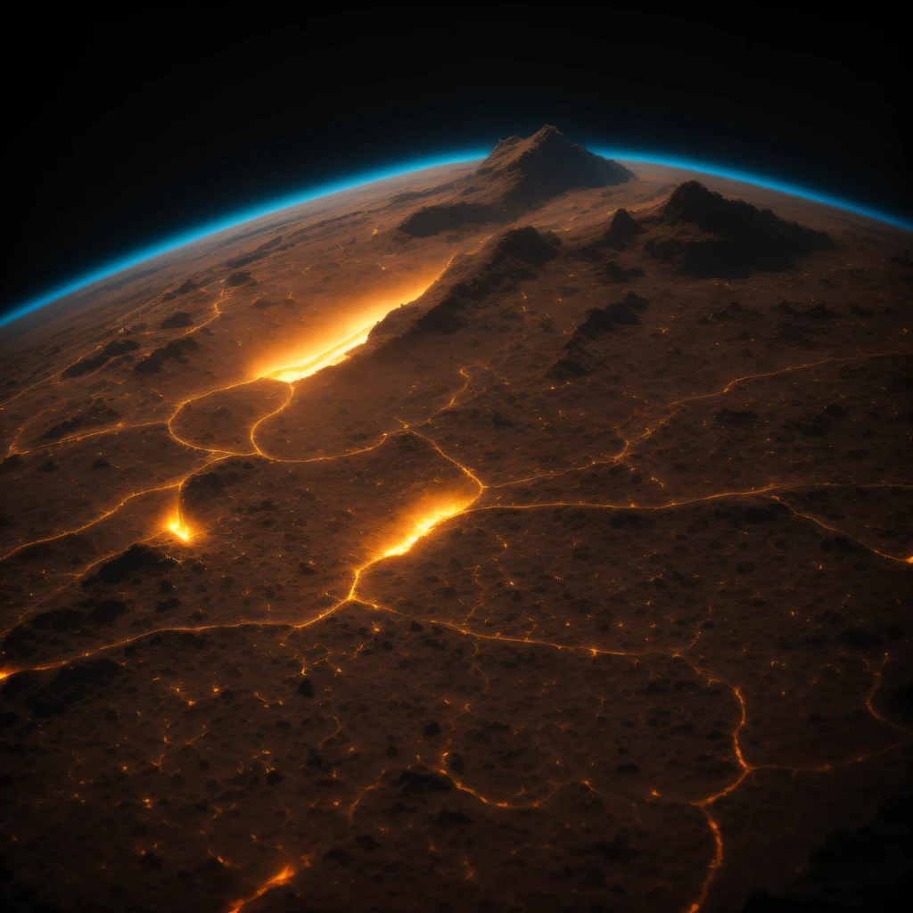The Great Rift Valley region of the Martian Mo River alluvial plain,Rock Sugar Onyx nuclear-powered command gunboat Black Gold Cruiser Tower Snow Red Marble Glow Space Station 1:3 Models,starrysky,Cyberpunk art of a,Rembrandt light,Detail portrayal,macro shot,surface reflection,high definition detail,Dingdall effect,Light and shadow intensification,The light shines,particle fx,3D modeling,Surface reflected light,detail-rich,The texture is delicate,Strong visual impact,Hyper-detailing,A high resolution,high saturated,Ray traching,Light and shadow effects,16K smooth,A high resolution