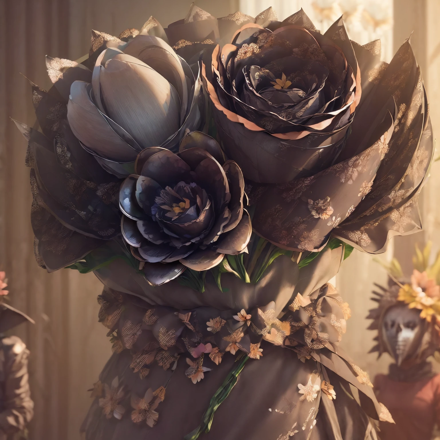 (Metal Flowers:1.8)