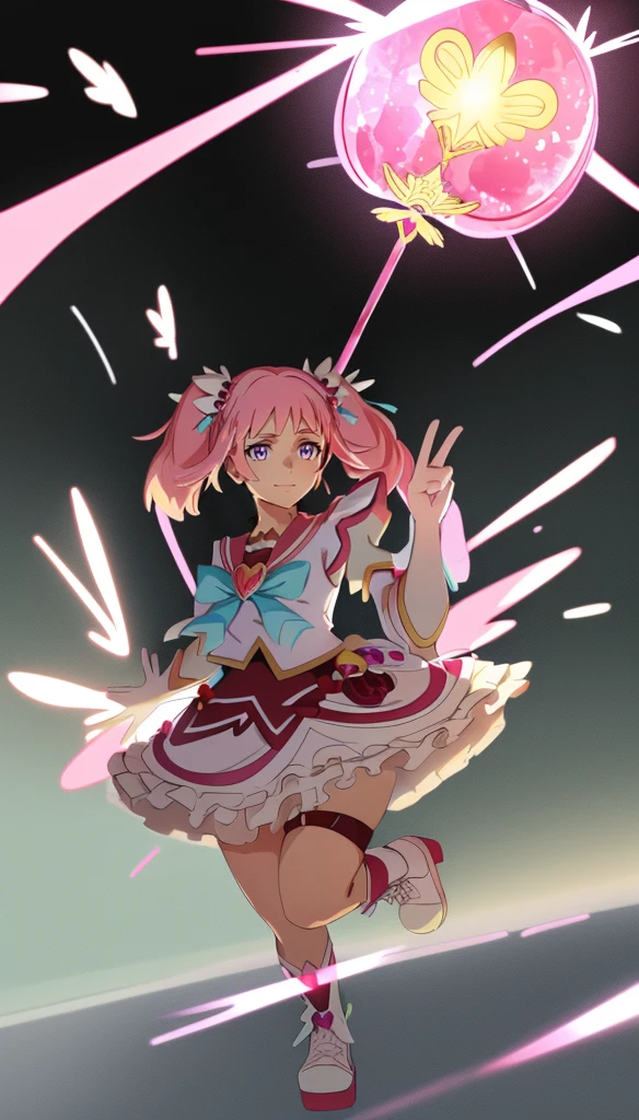 masterpiece, best quality, indoors, mamikafairy, 1girl, solo, looking at viewer,, hand arms full body,boots, standing,cute,breast, curvy, female,fantasy goddess,there is a cartoon picture of a woman with a very large breast, glowing divine being, glowing holy aura, inspired by Luma Rouge, the non-binary deity of spring, ethereal rainbow nimbus, the butterfly goddess of fire, inspired by Mariel, glowing aura around her, astral wind, as the goddess of the saturn, “uwu the prismatic person, big breast, serious, beautiful eyes, , full body, walking, long robe, long dress, ,priestess ,holy, smile, god rays, ray tracing, sparkle, cinematic lighting, UHD, retina, masterpiece, ccurate, anatomically correct, textured skin, super detail, high details, high quality, award winning, best quality, highres, 1080P, HD, 4K, thunder aura, light aura,full, snak staff,closed mouth, huge breast, curvy, bimbo