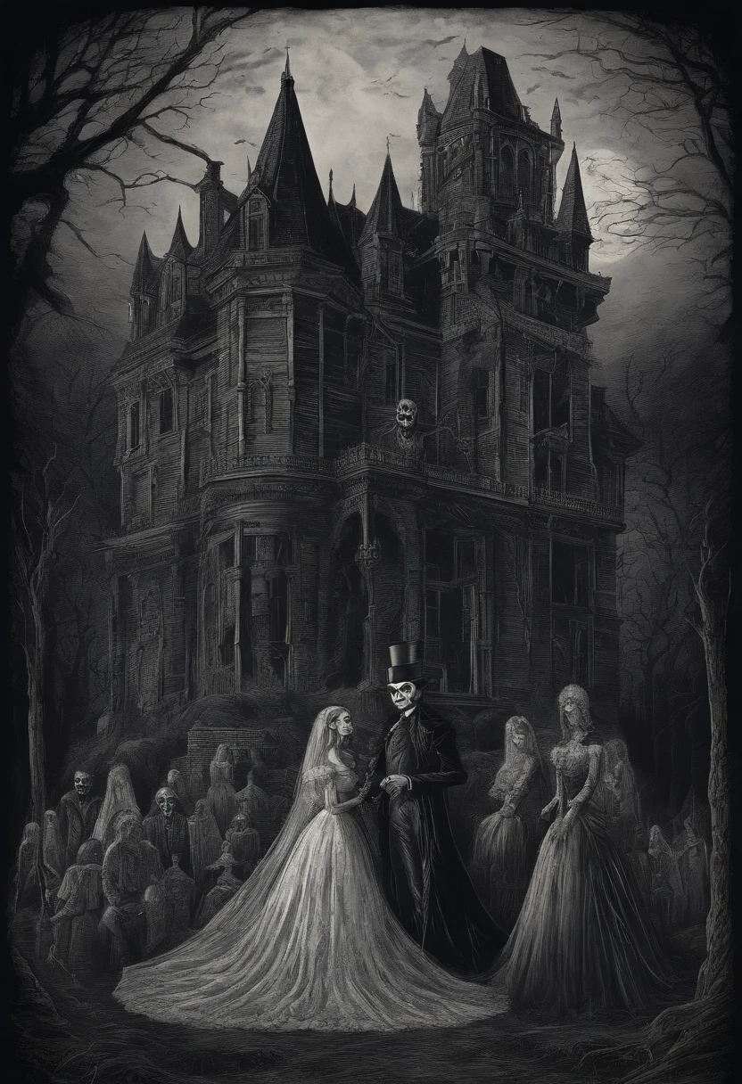 Count Dracula and his brides, Old dark castle, Victorian era