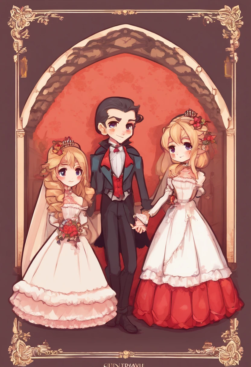 Count Dracula and his brides, Old dark castle, Victorian era