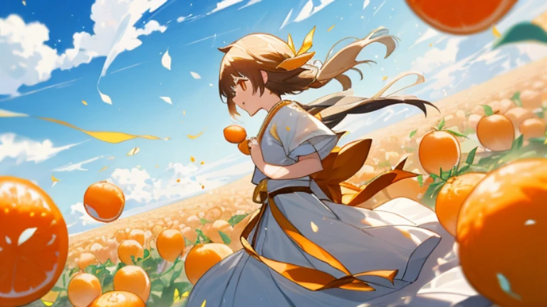 throw oranges、天空