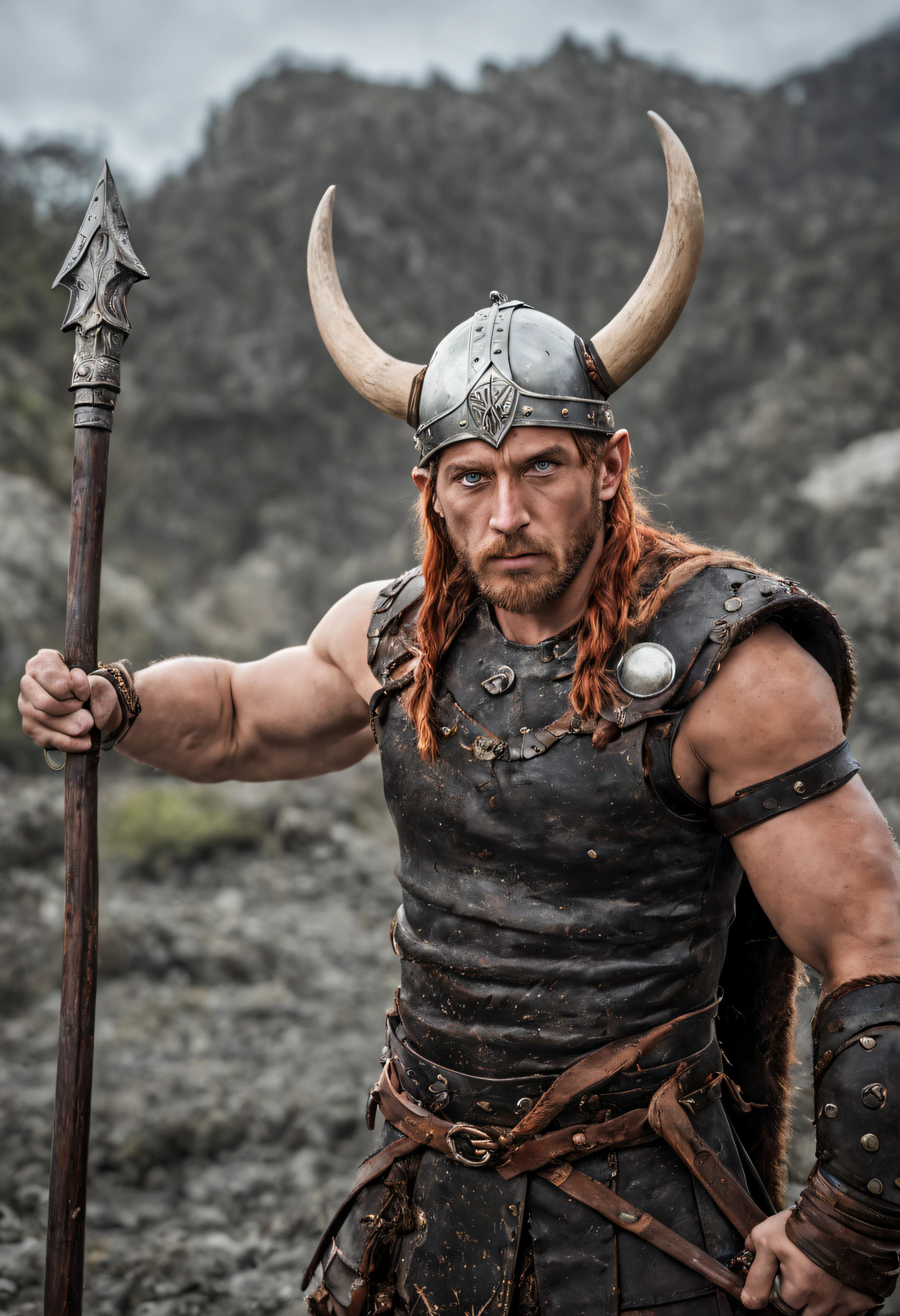 The head of the beast,The human body,strong muscle,Broken fabric,armour,High quality,A high resolution