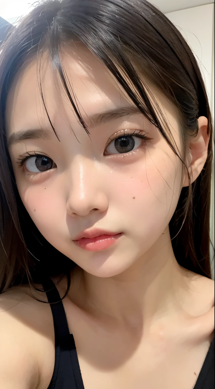 上半身Girl1人、Anthropologically correct breasts、(美Girl、スレンダーなGirl:1.3)、(:1.3)、Beautiful naked breasts with small pink areola and pink nipples、(Street view:1.3)、Always clear、(Symmetrical eyes:1.3)、break、(((Big Breasts)))、Brown eyes、Parted bangs、Girl、(Eye and facial details:1.0)、(Face close-up、Face Zoom、Face focus:1.0)、(masterpiece、highest quality、Super detailed、Detailed face、8K)、Smiling Mustard Pea、highest quality、8K、85mm、Raw photo、solo、Gardenia、華奢なGirl、Overall view from the knees up、Idol Face、Slightly droopy eyes、Digital SLR reflex、Performance、nature、Candor、Sophistication、Zola next correction、Professional Lighting、Film Grain、chromatic aberration、(Bokeh:1.1)、Completely naked、No underwear