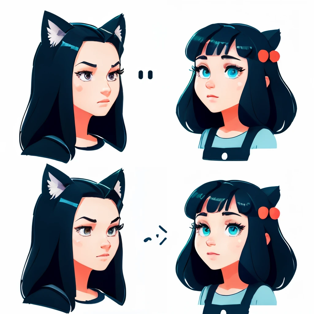 Create two animated avatars with a sense of CP(Simple drawing,Simple comic feel,Don't get too complicated)