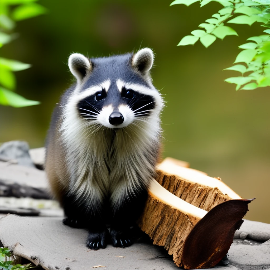 Raccoon and rabbit of Mt. Kachi Kachi。
The raccoon is carrying firewood on his back、The firewood is burning because the rabbit has set it on fire.。
The raccoon dog、Looking for a job while wearing a suit。