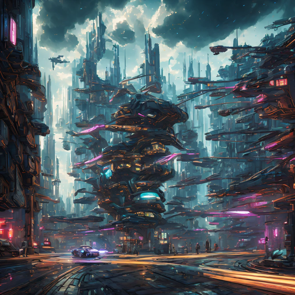 The best images, (8K, RAW photogr, actual), trains, the milky way express, futuristic vehicle, Transformers steel train,optimus prime train,Lite version, iridescent metal plating, Detailed and delicate depictions and gorgeous and dynamic painting techniques, background galaxy, magnificent view, professional flame,ultra-realistic realism,futuristic train fantasy,Surreal dreams,Surrealism art fantasy style,Epic digital fantasy art style,lute,HighDynamicRange,Beautiful sci-fi art, Sci-fi train digital art illustration, Digital Cyberpunk Art, science fiction digital painting, futuristic digital painting, futuristic concept art, Sci-Fi Galaxy Train Cyberpunk, The landscape in front of cyberpunk alien utopia, science fiction digital art, Advanced digital cyberpunk art, dreamy cyberpunk girl