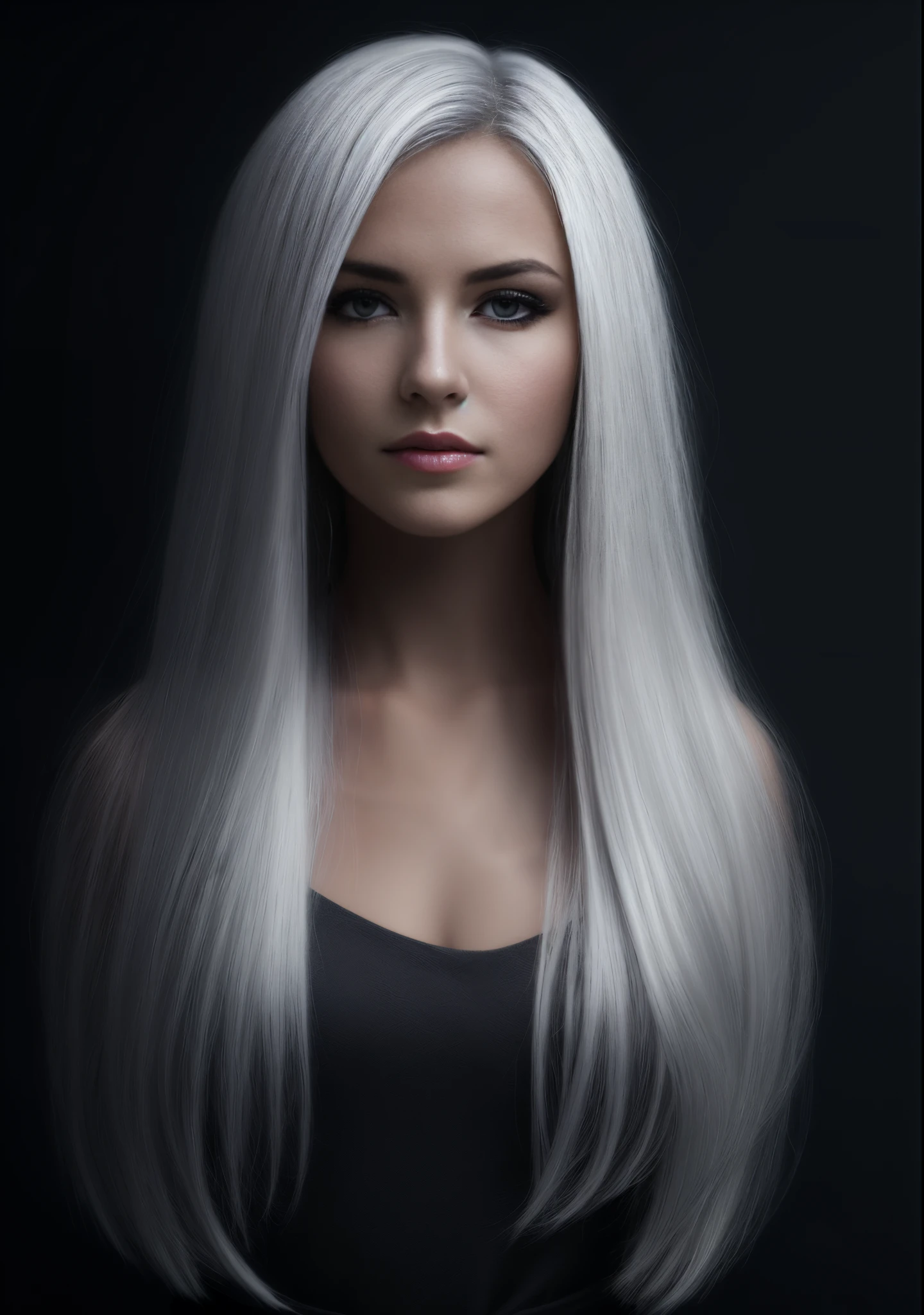 white hair