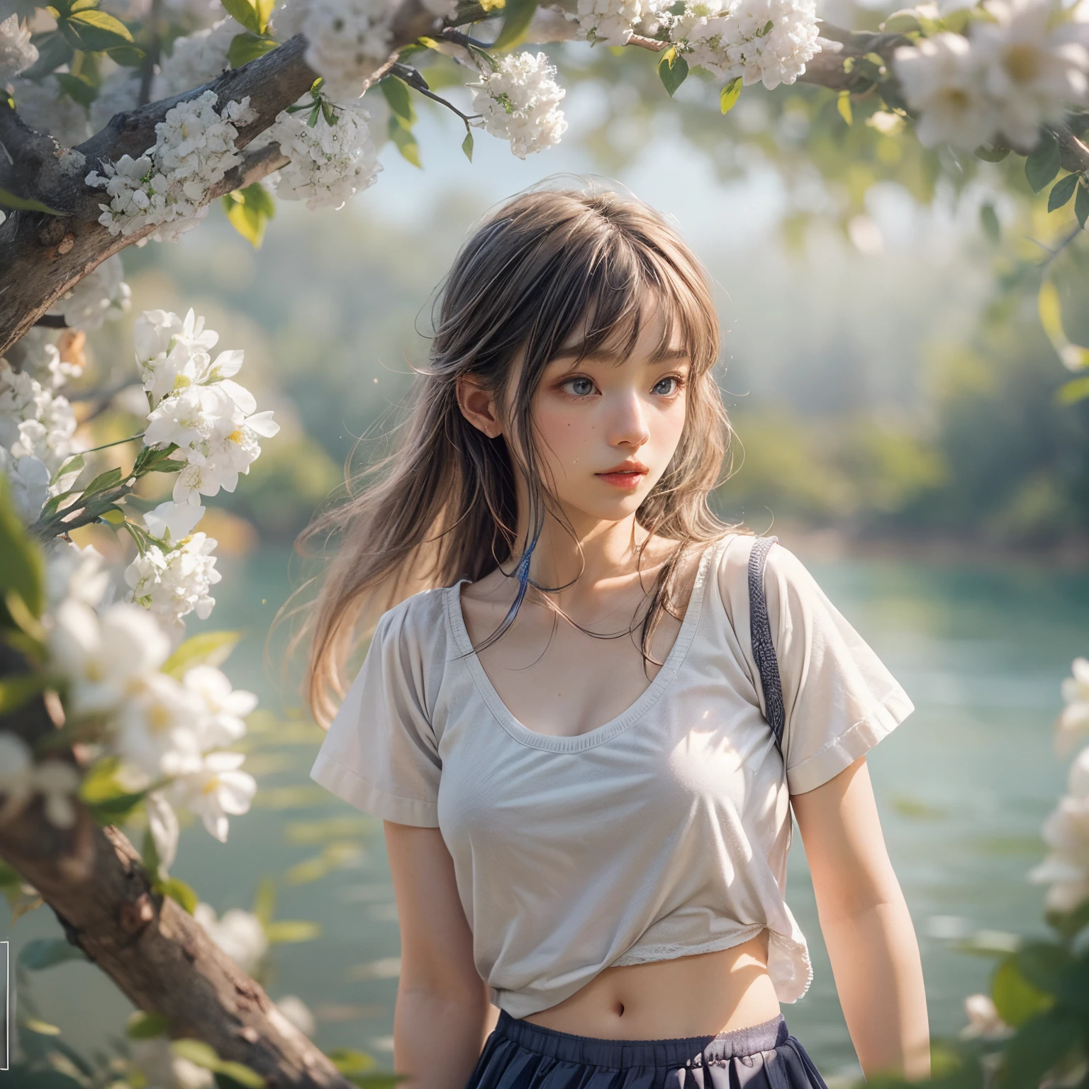 ((SFW、David Hamilton:1.37, White and vivid colors))、(Tiny Oppai- Twins:1.37)、{(Dynamic-angle)|(from side)|(from back)|(from below:1.2)}、{(((Kissing face to face)))|(Standing Full Body:1.2)|Wide Shot}、{(Floating hair:1.2)|(Strong wind)|(Ass focus)}、zydG、8K best quality、((Masterpiece:1.2、Photo-realistic:1.47)), ( kodachrome | realistic | photorealistic | RAW )、((Detailed KAWAII Face、Detailed Oily Porcelain skin textures、Extremely Detailed))、(brilliant Shining Perfect eyes)、Smooth shading、{Zoom Layer|clear focused}、Soft Lighting with many Follow lights、{Childish|Gigantic Cleavage:1.37}、((school uniform with white tiny panties:1.37))、{Flowers|Flower wreath|ssmile|perplexed|seductiv|Different types of hair colors}、{(Light Particles:1.2)|(Lens Flare)|(Luminescent Particles:0.6)}、{Forest Lakeside|Lakeside Cottage|Before dawn|magic hour|morning glow|foggy}、((Whole Body proportions and all limbs are anatomically accurate, no extra limbs)) .