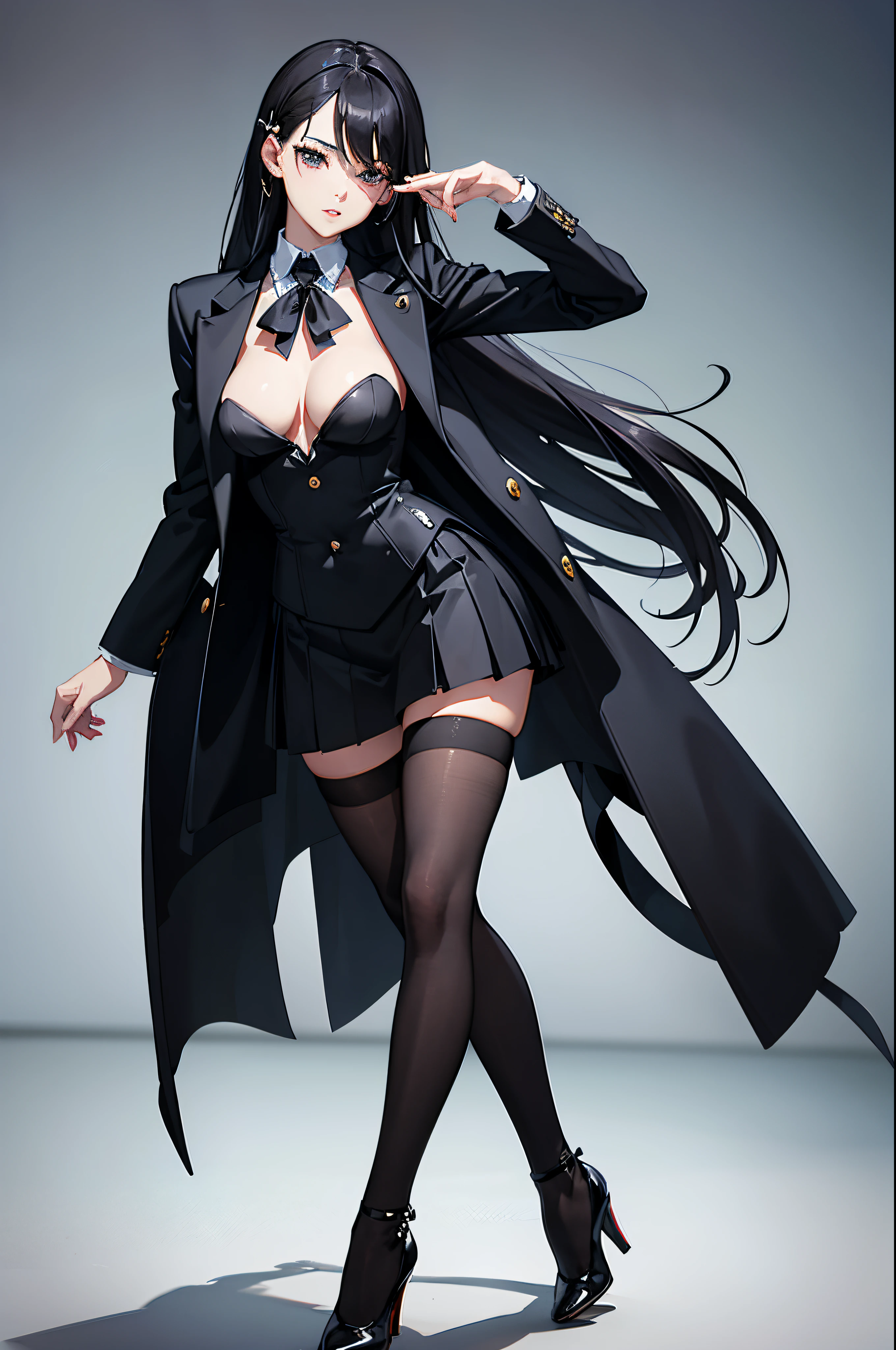 (Very delicate and beautiful:1.2)super model,,Beautiful breasts,voluptuous,【bike shorts】,,【3girls】,,Highest quality, High resolution, 8k,mini skirt.Three people.cyber punk.Mechanical Sword