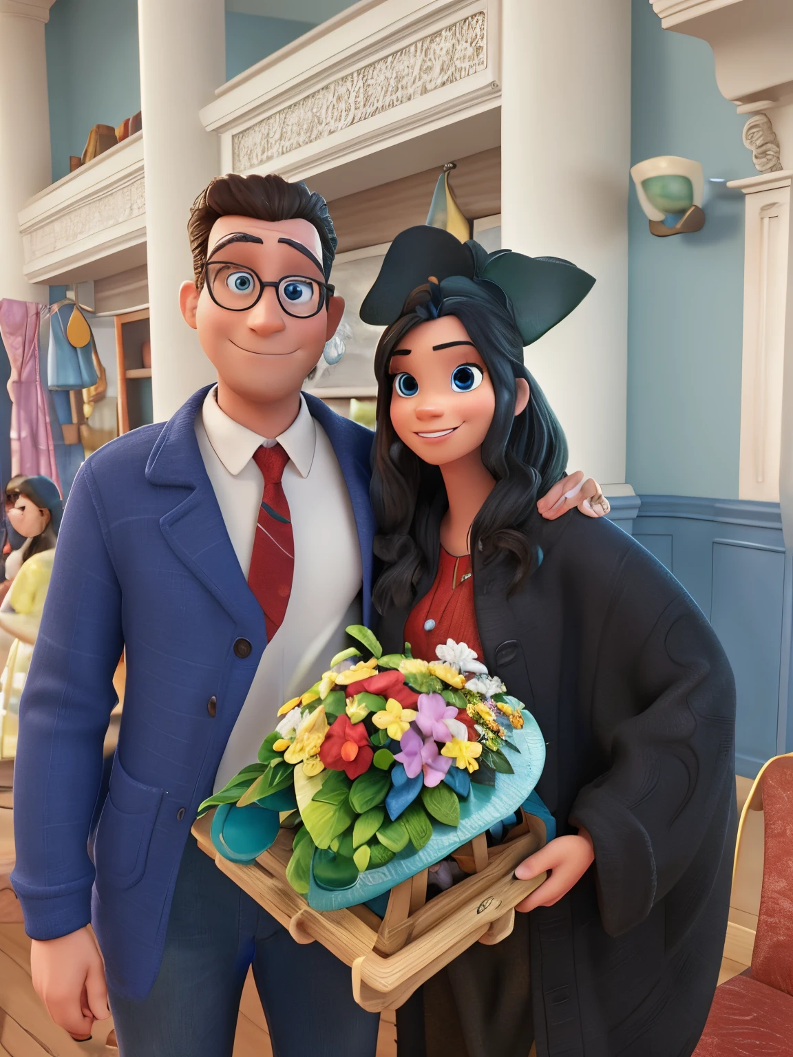 Disney pixar this image. 3d image