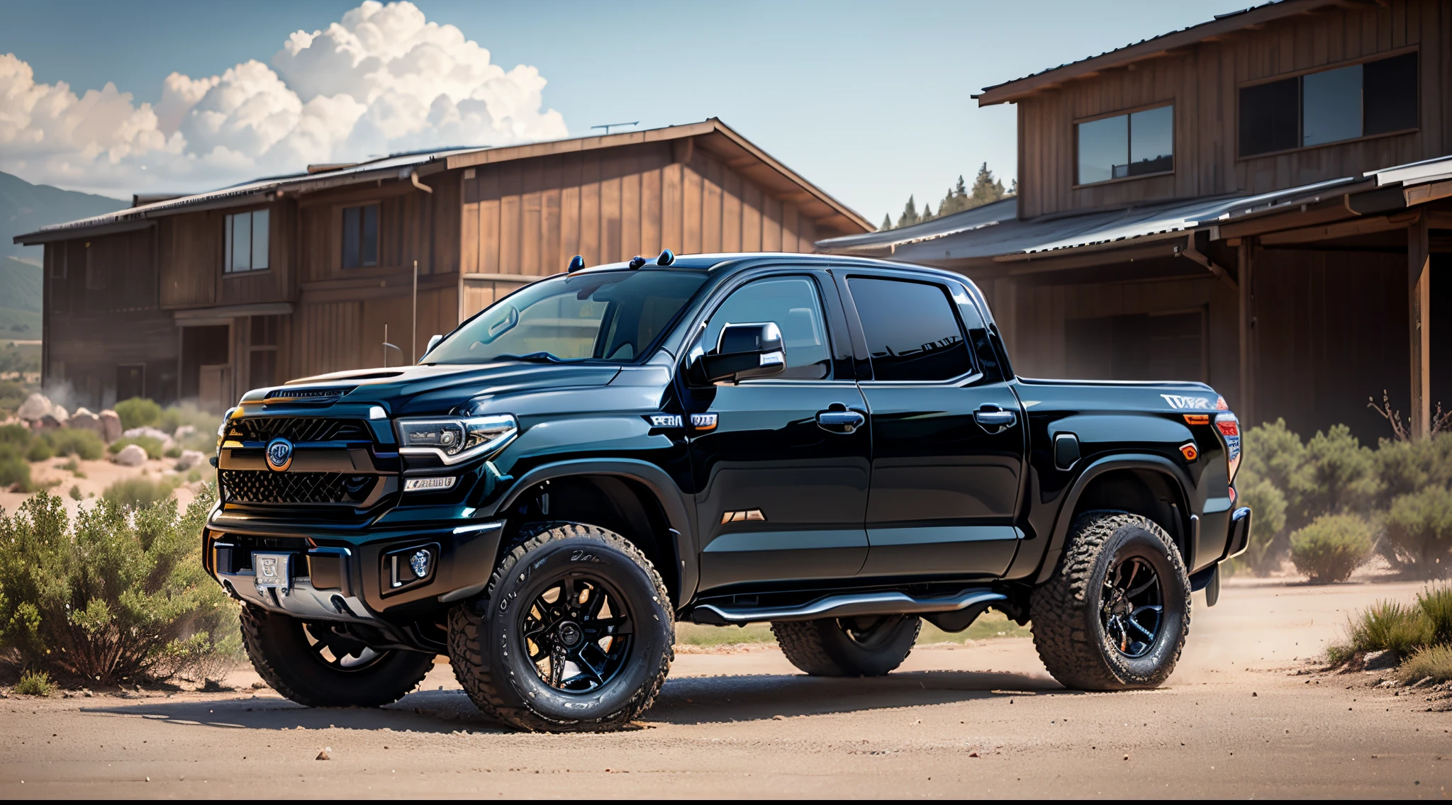 Black Toyota tundra