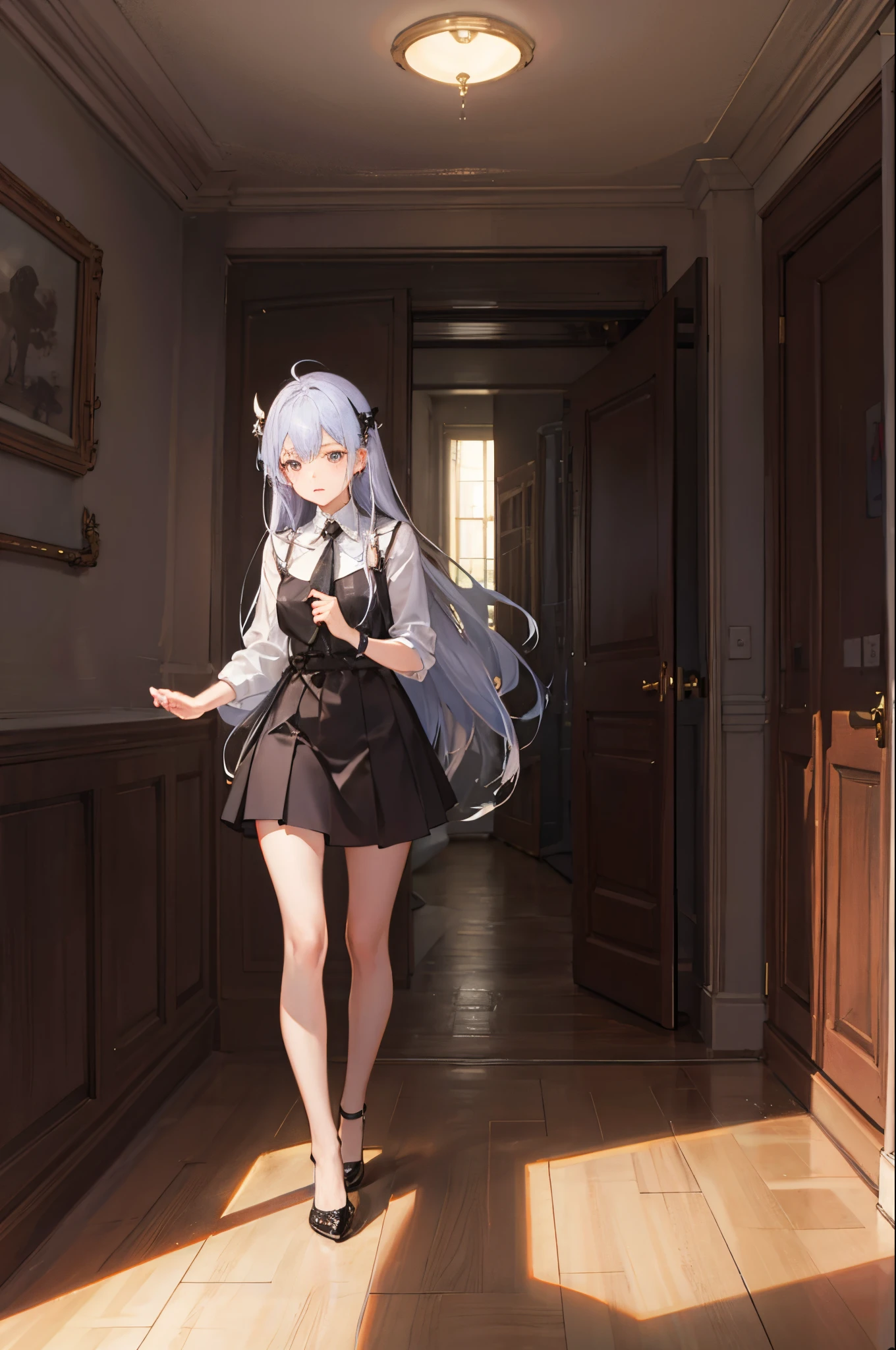Beautiful fece　fleeting　a room