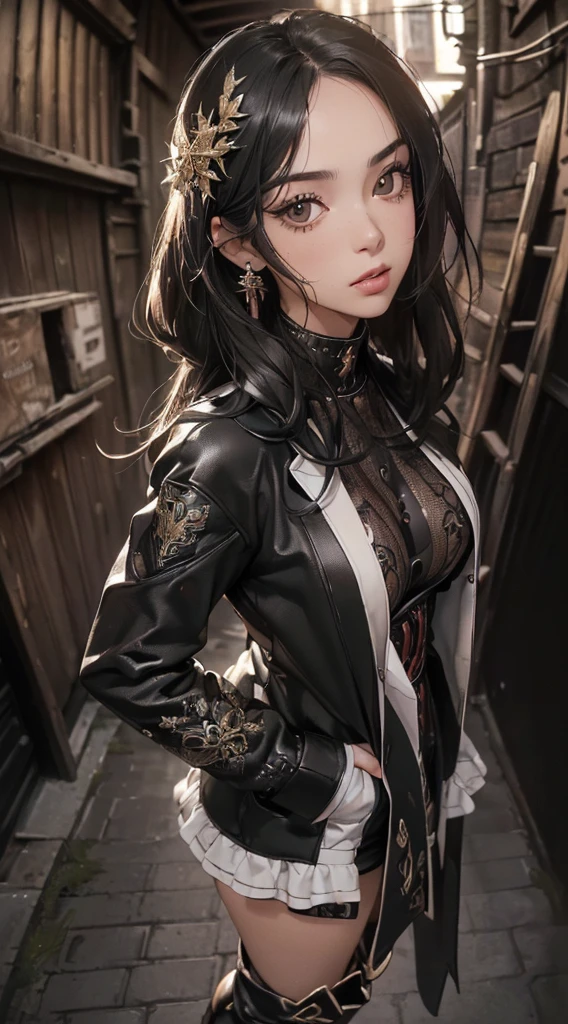 (最高qualityのディテール)、Realistic、8K Ultra HD、High resolution、(One Girl:1.2),(Fatal Beauty,Attractive beauty) ,(A supple and powerful physique),(Sensual charm),(Mysterious charm:1.1),(Captivating silhouette),The 超detailedな、高qualityのテクスチャ、Intricate details、detailed、非常にdetailedなCG、高qualityの影、detailed 美しく繊細な顔、detailed 美しく繊細な目、Written boundary depth、Ray Tracing、20th generation、Cute K-Pop Girls、(The Face of Ulzan in Korea)、Thin face、(Urzan-6500-v1.1:0.6)、PurerosFace_v1、Glowing Eyes、Perfect body、 Viewer Display、(最高qualityのディテール:1.2)、Realistic、8K Ultra HD、High resolution、Woman close up, realistic girl rendering, 8k artistic german bokeh, Enchanting girl, Real Girls, Gurwitz, Gurwitz-style artwork, Girl Roleplay, Realistic 3D style, cgstation Popular Topics,, 8K Portrait Rendering,(truth,truth:1.4),(Sparkling eyes girl:1.2)、The 超detailedな、高qualityのテクスチャ、Intricate details、detailed、非常にdetailedなCG、高qualityの影、detailed 美しく繊細な顔、detailed 美しく繊細な目、Written boundary depth、Ray Tracing、20th generation、Cute K-Pop Girls、(The Face of Ulzan in Korea)、Thin face、(Urzan-6500-v1.1:0.6)、cheek、Glossy Lips、、High resolution, Best image quality, 最高quality, Realistic, 超detailedな, Photo Real, 4K 8K Ultra HD Full Color RAW Photos, Fujifilm(Medium format), Hasselblad, Carl Zeiss, Incredible dynamic range photography(utility_art:Smooth-768:1.1),High resolution, High pixel count, 明確なdetailed, Clear images, Natural color reproduction, Noise Reduction, High fidelity, quality, Software Improvements, Upscaling, Optimized Algorithms, Professional-level retouching,
1. Oversized coat:
The coat is、Choose an oversized design that covers from shoulders to knees.。Color is classic navy or black、or warm khaki or beige, wait.、Choose colors that match the season。
2. Knitted sweater or turtleneck:
To protect yourself from the cold、Knitted sweater or turtleneckを選択してください。Match the texture and color of the knit to the coat.。
3. Wide leg pants:
For pants, Choose a wide-leg design、Combines ease of movement and style。Denim in dark tones or black trousers will look good.。
4. Knee-high boots:
What is included in an oversized coat、足首からふくらはぎまでカバーするKnee-high bootsとの組み合わせ。Boots are black or dark brown and chic.、Gives a stylish impression。
5. accessories:
シンプルなゴールドまたはシルバーのaccessoriesを選択してください、Add elegance to your outfit。for example、Long necklaces and large earrings are recommended.。
6. Handbags:
Handbags、Choose a color that matches the tone of your outfit.。Shoulder bags and tote bags are convenient and stylish。
7. Compensateと髪型:
Compensate, Choose natural colors that flatter your skin。Wavy Hair、By creating loose curls、Appeal to softness。