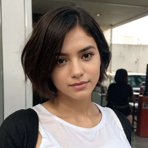 Isabela Merced, short hair,