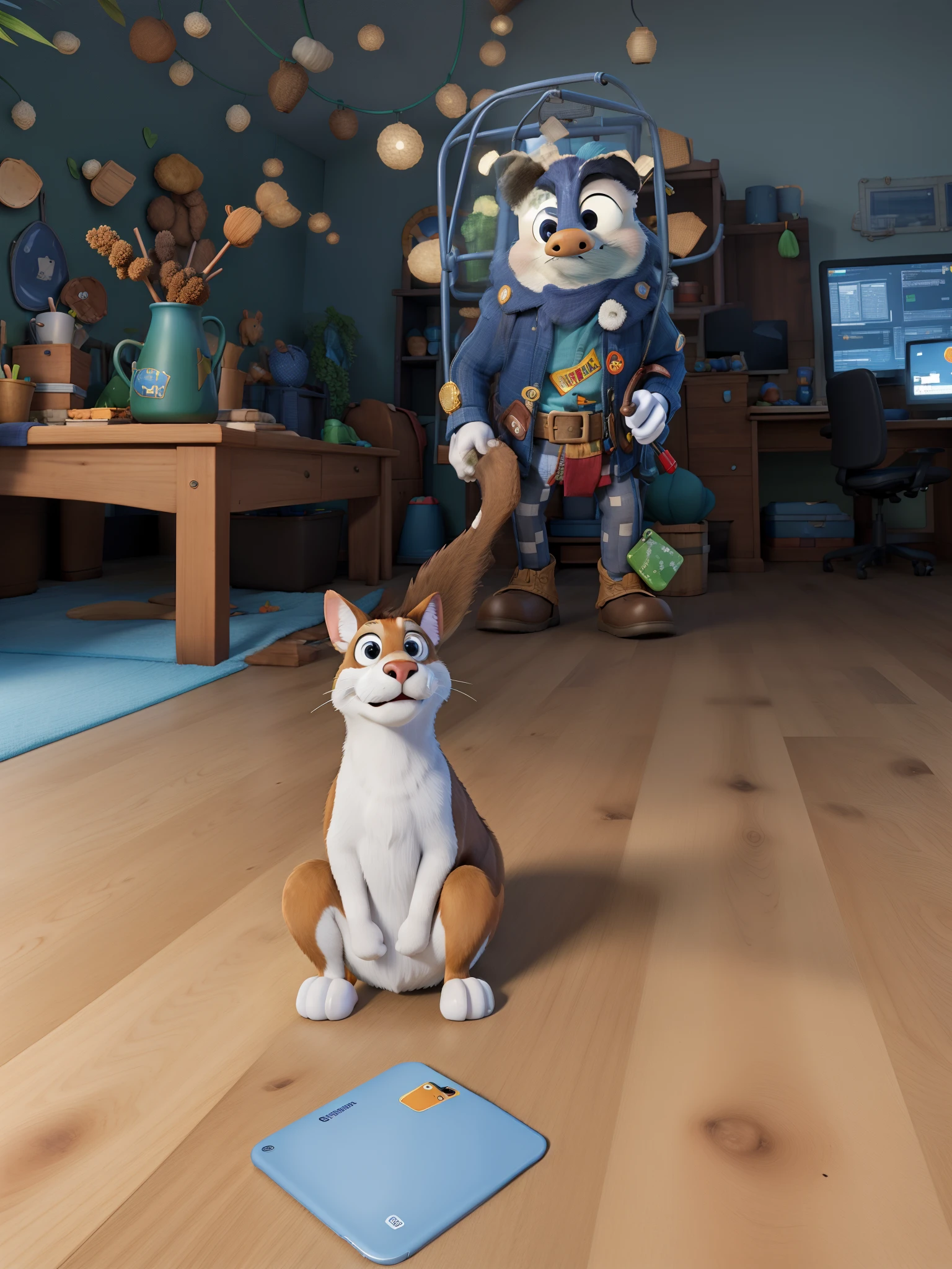 masterpiece, best quality, text: Disney pixel studio's