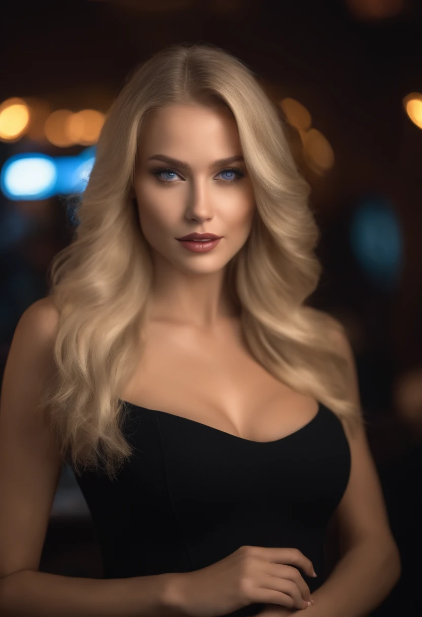 gorgeous woman with extra long wavy blonde hair, detailed alluring eyes, long sexy legs, wearing tiny shorts, t-shirt, ((detailed facial features)), (finely detailed skin), pale skin, realistic skin texture, extreme skin details, (pores:0.1), in the background beautiful futuristic cyberpunk city, best quality masterpiece, photorealistic, hyperrealistic, detailed, 8k, HDR, (Soft color: 1.2), shallow depth of field, broad light, high contrast, backlighting, bloom, light sparkles, chromatic aberration, sharp focus, RAW color photo
