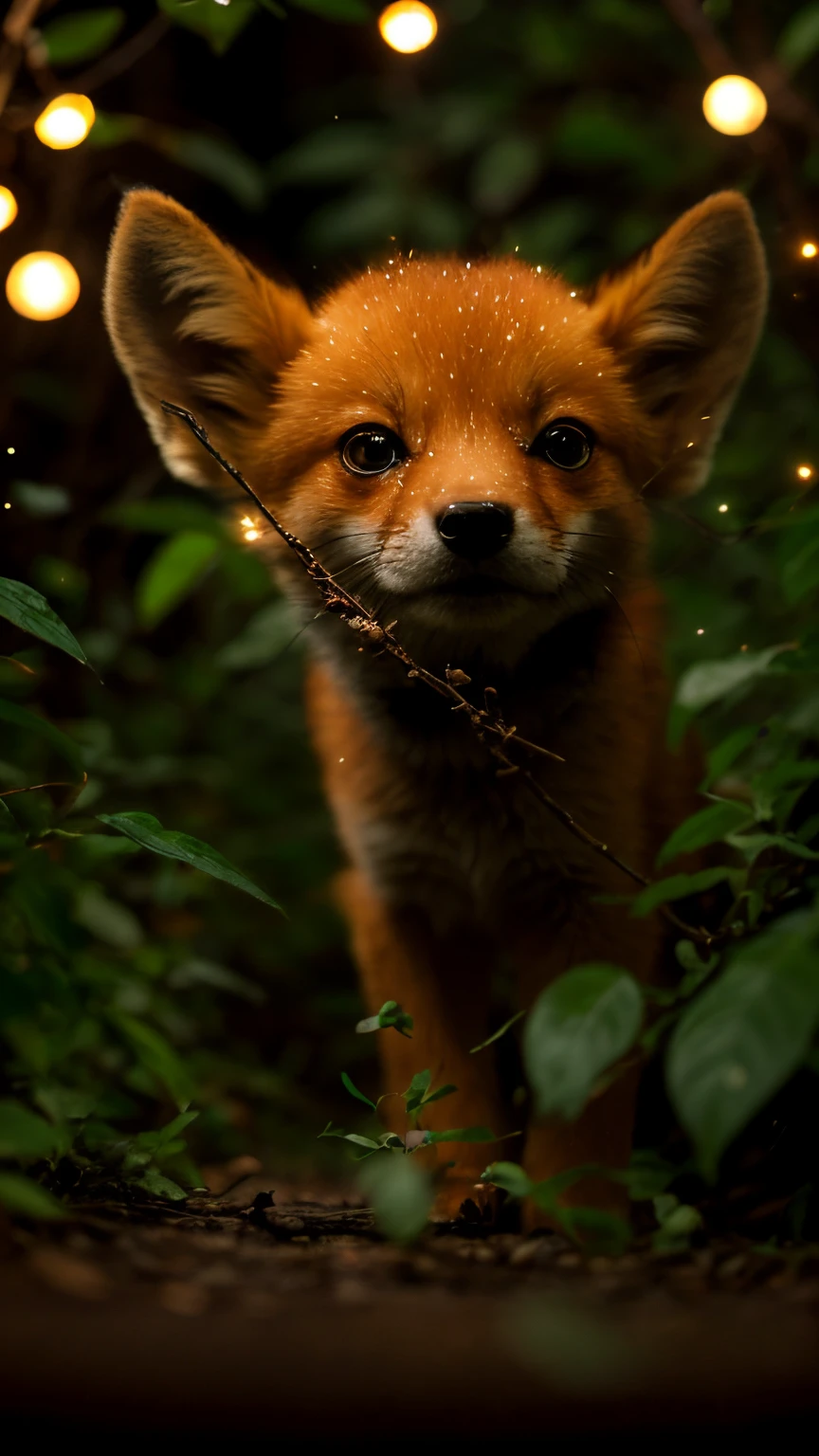 真实感, Realism,Fox, tmasterpiece, Brad Jongsan walks in the jungle (Night of the Fireflies), (higly detailed: 1 1), rough face, natural skin, hiquality, NSFW, pretty eyes, (Detailed face and eyes), (s face: 1 2), tumult, Complementary, real-photo, ..PSD, Lightweight Film Photography, sharp-focus, contrast lighting, Detail Skin, high resolution 8k, Crazy detailing, Realistic, professional photo of a, 8K UHD, dslr, soft light,  hiquality, film grains, Fujifilm XT3