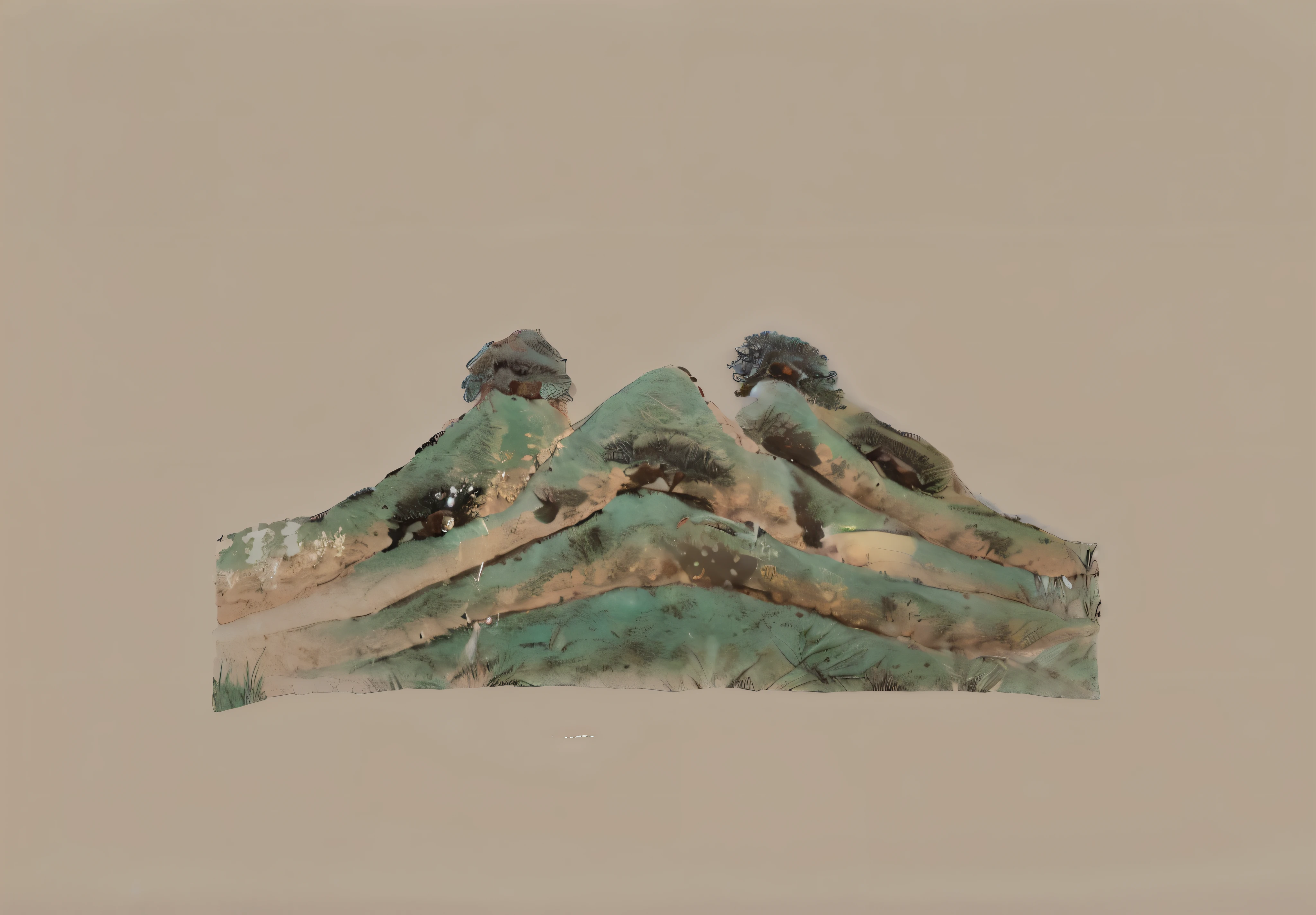 Green hillside