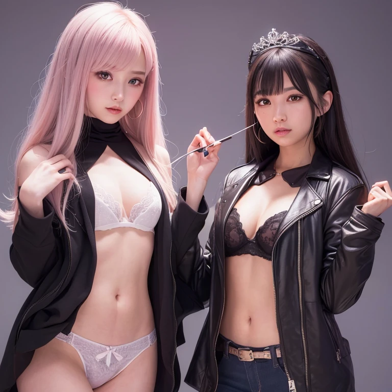 1girl in, 21years old, gradient, gradient_Background, up looking_で_viewer, Nero_hair, Solo by JM、Yoshiko Akishino