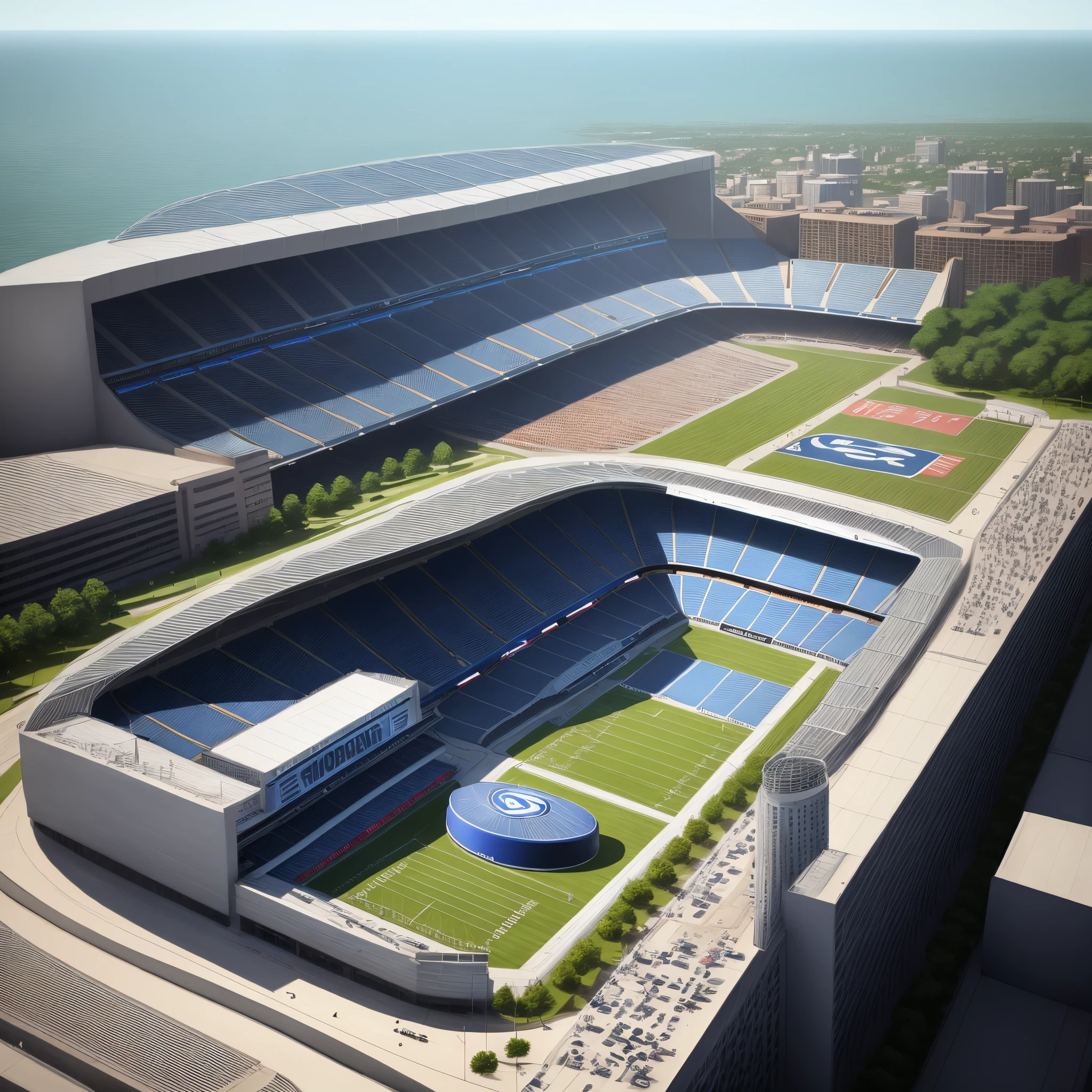 Detroit Lions Ford Field Reimagined