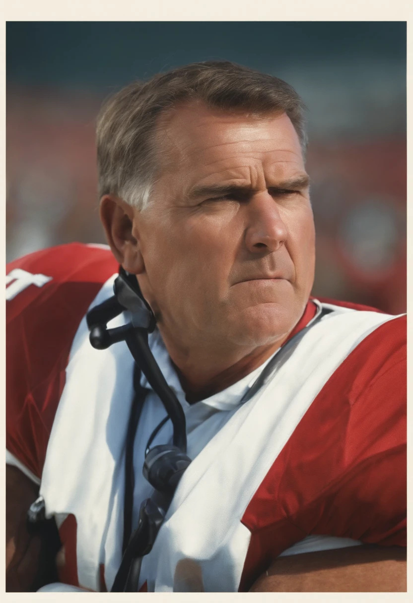 An image of the character angrily checking his cholesterol and blood pressure readings.,original,50 year old while male that is a football coach and is visibly upset