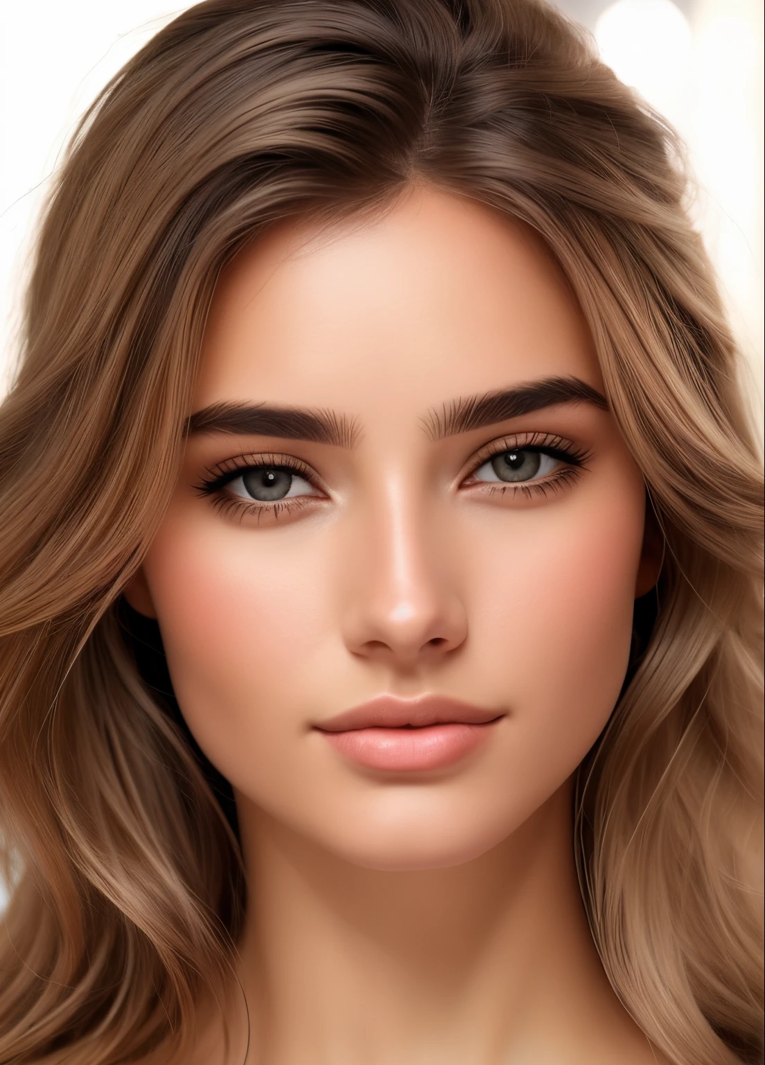 um close up de uma mulher com cabelos longos e um colar, rosto realista detalhado, rosto detalhado realista, rosto realista altamente detalhado, rosto detalhado e realista, rosto detalhado real, rosto realista e detalhado, rosto bonito realista, wlop pele brilhante, com o rosto muito detalhado, rosto realista, detailed flawless face, rosto detalhado preciso, Rosto ultra realista, rosto realista humano