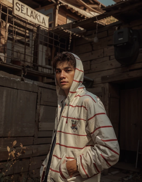 Cinematic background , handsome boy , 8k ultra realistic picture