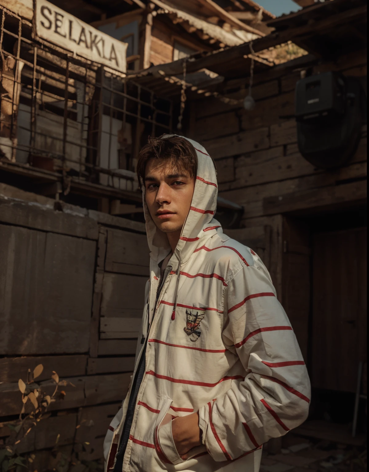 Cinematic background , handsome boy , 8k ultra realistic picture