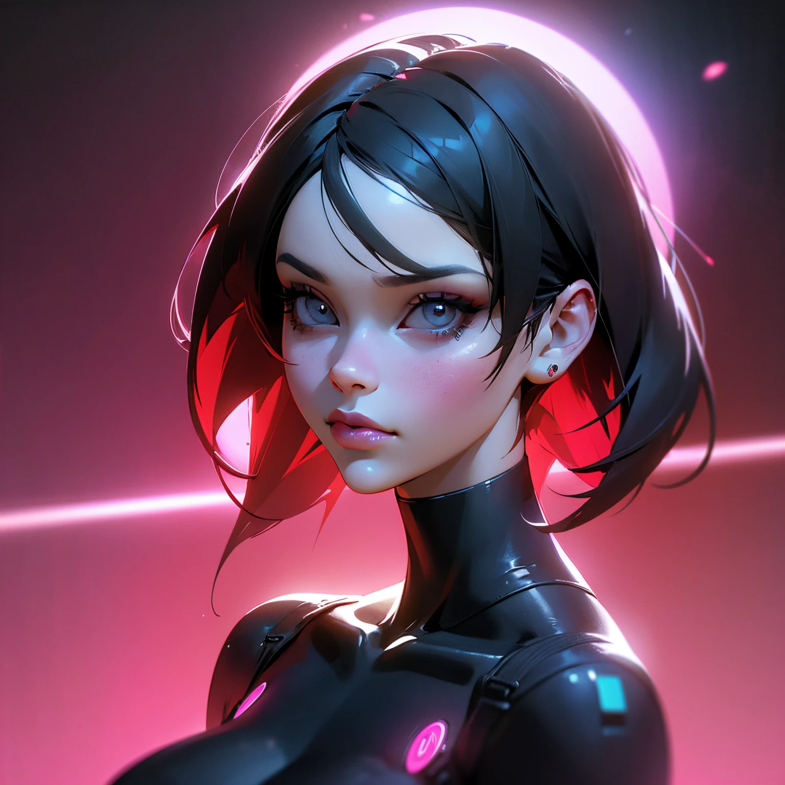 by Phil Noto and Kentaro Miura, (neon outlines, masterful, beautiful:1.4), poster art, bold lines, hyper detailed, expressive, award winning, (female:1.4), (intricate details, masterpiece, best quality:1.4),
looking at viewer, dynamic pose, wide angle view,
<lora:add-detail-xl:1> <lora:xl_more_art-full_v1:0.5> <lora:NicolaSamori:0.5> in the style of nicola samori <lora:looking_at_viewer:2>