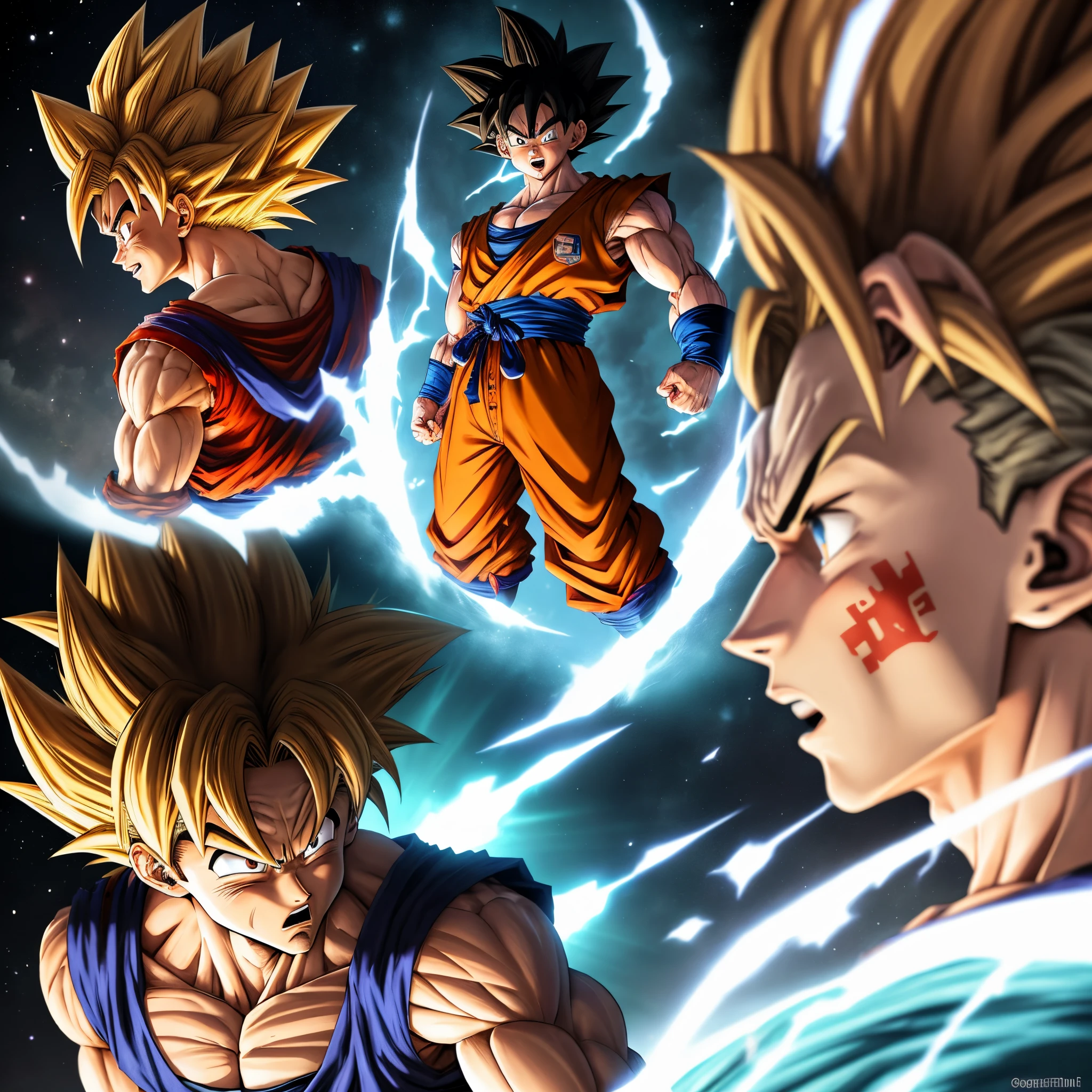 Goku chauve