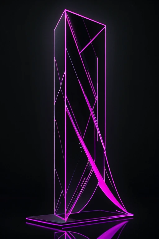 01_Three-dimensional blocks, one in the scene, frontal view. Black background, glossy, highly reflective surface - black floor. Volumetric 3D blocks - hieroglyphs (Maxzen). Vertical composition, a three-dimensional design of three-dimensional hieroglyphs (Maxon) for the entire composition. Black Background, mirror black floor: neon glow, pink, red glow, cold side lighting from the side.
02_Stylists; electronics, tectonics, volumetric form of cyber-punk, fantastic tectonics. Black background in the background. "Alien", anime style, fantasy. Epic hieroglyphs for the entire composition (Maxon).
03_Realistic 3D render, unreal engine, SD quality (glow, reflection, refraction, X-rays). Ray tracing, caustics. Top quality, a masterpiece of visualization, cinematic image. Clear focus, general dimming, neon glow, reflection from a glossy floor. The general scene is buried in halftones, black space. The bright glow of hieroglyphs in a shadowy space. Tectonic blocks. Metal, plastic, shiny surfaces, relief, and patterns. (Maxon). Fantastic shape for the entire composition. , frontal foreshortened image, slight vertical perspective. Darkness, dust, glow.
