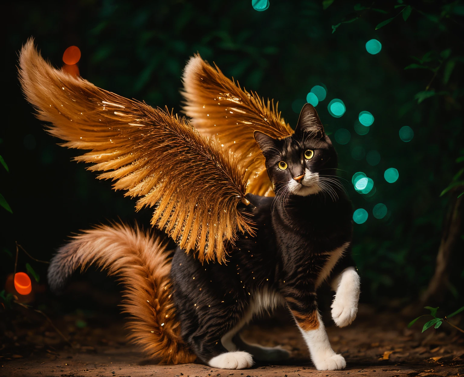 真实感, Realism, cat, tmasterpiece, Brad Jongsan walks in the jungle (Night of the Fireflies), (higly detailed: 1 1), rough face, natural skin, hiquality, NSFW, pretty eyes, (Detailed face and eyes), (s face: 1 2), tumult, Complementary, real-photo, ..PSD, Lightweight Film Photography, sharp-focus, contrast lighting, Detail Skin, high resolution 8k, Crazy detailing, Realistic, professional photo of a, 8K UHD, dslr, soft light,  hiquality, film grains, Fujifilm XT3