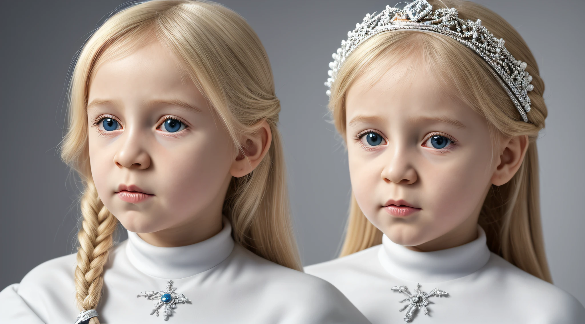 imagem de uma Russian blonde girl , sentados em um trono, arte chave, promocional ainda, Arte da sede, the temple of truth is white, vestindo terno branco futurista, arte promocional, hq 4k papel de parede, um humano todo branco, imagem promocional do filme, 2 0 1 5, 2015, filme promocional ainda, Trindade, retrato vfx altamente detalhado de
