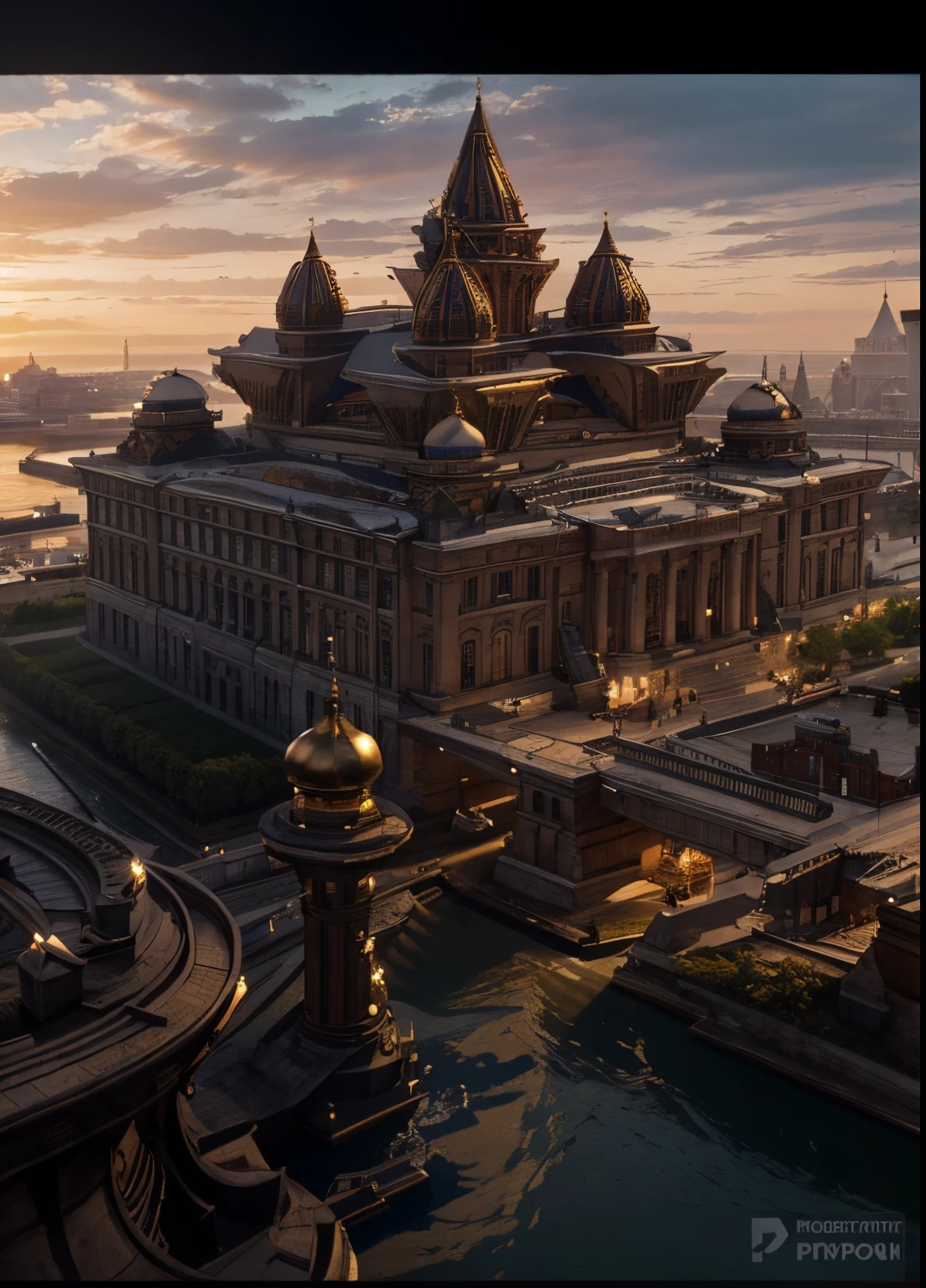 Strusture Resembles to The House of the Government of the Russian Federation, towering structure, elegant desig, realistic, 32k.