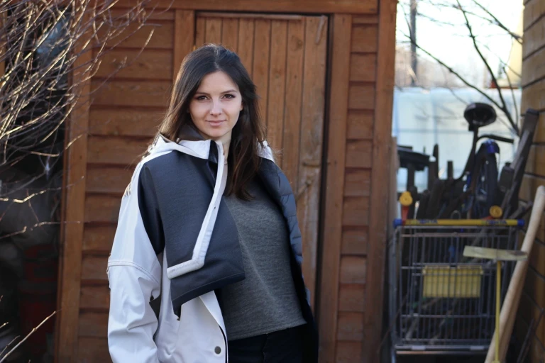 white jacket