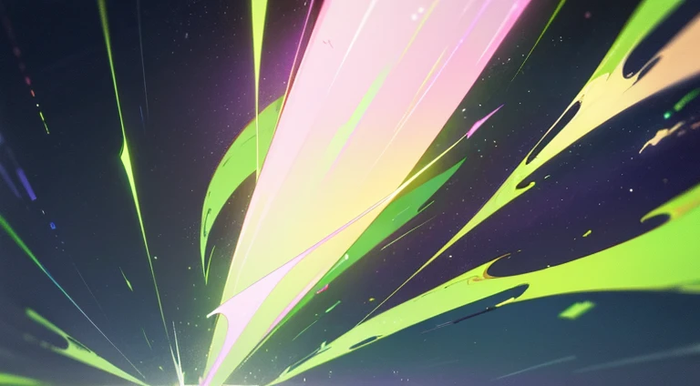 vast space landscape painting、Lonely light、move at the speed of light、Cutting through the darkness、Add a little cyber color to the dark base.weightless、Fill the space with green gradient 1 and 0 characters。、Sense of speed、nebulas