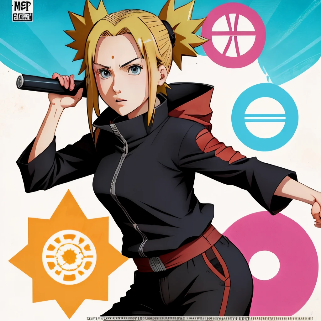 Desenhe a capa de dvd de naruto shippuden