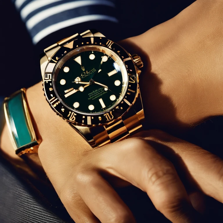 He always wears those and gold Rolexes on both hands,original,He always wears those and gold Rolexes on both hands,face,photo