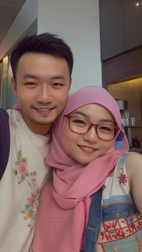 there is a man and woman that are posing for a picture, lovely couple, facebook post, malaysian, happy couple, couple, instagram story, 8k selfie photograph, profile picture, in love selfie, instagram post, profile image, profile pic, shot on nikon z9, couple portrait, vacation photo, taken with sony alpha 9, portrait of two people