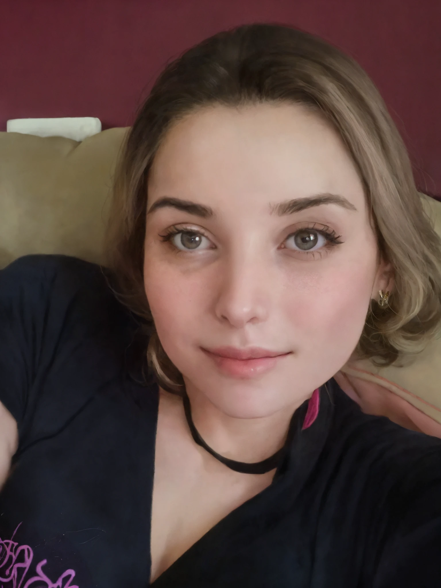 There's a woman holding a on a couch, 3 0 anos de idade mulher, Mulher de 30 anos, 3 2 anos, 2 9 anos, selfie de uma jovem mulher, 2 8 anos, 2 7 anos, Mulheres de 40 anos, sem maquiagem, rosto suado, 3 6 anos, Mulher de 30 anos de Cuba