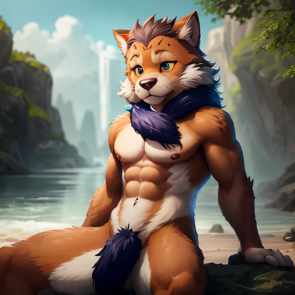 Furry naked