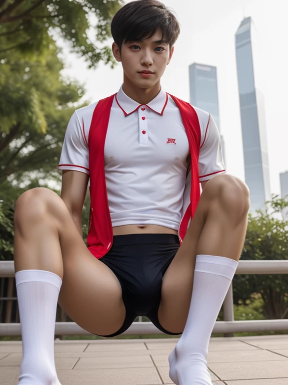 teenagers , very young , light-skin , wearing an dark red sexy underwear, tmasterpiece,k hd,the feet,Transparent sports vest,semi transparent,black long socks,The barefoot , red colour , handsome and cute , extreme cute boy , white skin , dark red underwear boxers shorts , extremely tall and cute boy ,oppa model , handsome model , full body , dark red boxers underwears short shorts , black socks , white light-skin , Chinese model , young boy , white skin , handsome and extremely cute , red boxers underwear shorts , long black socks , handsome model , at the park , jogging , model oppa , long legs , jogging , running , high knee black socks ,black long socks , stand up , extremely tall , extremely high , red underwears , red sports underwear , long black socks , clean and white legs , Chinese model , extremely long legs , looking at the camera , clean and white thigh , huge bulge , kid face , b , wearing red underwears boxers , light and white skin