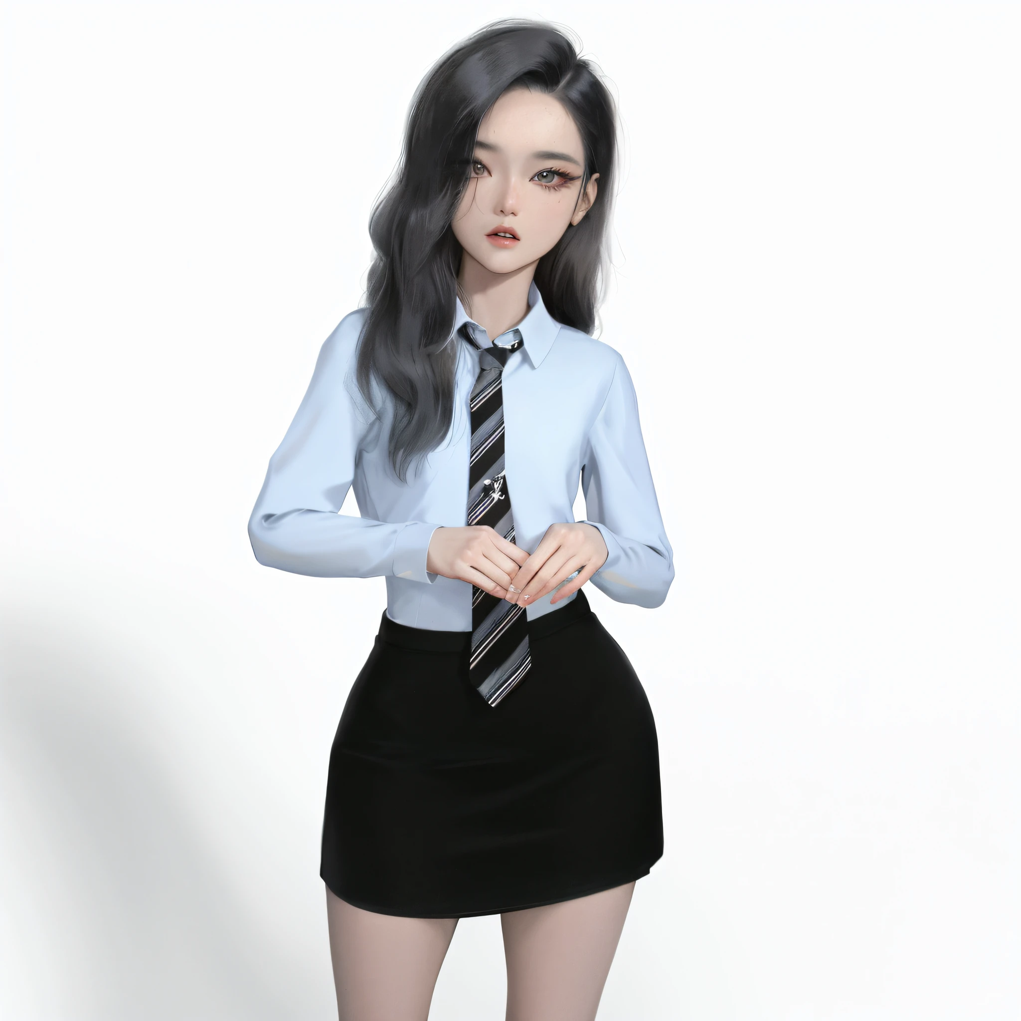 absurdos, Obra maestra, La mejor calidad, Colores claros, chica coreana de webtoon con cara hermosa , cabello hermoso , Personajes de dramas coreanos., ojos de anime, Ropa semi-casual, Fondo de la obra maestra, Antecedentes detallados,Un pelo rosado