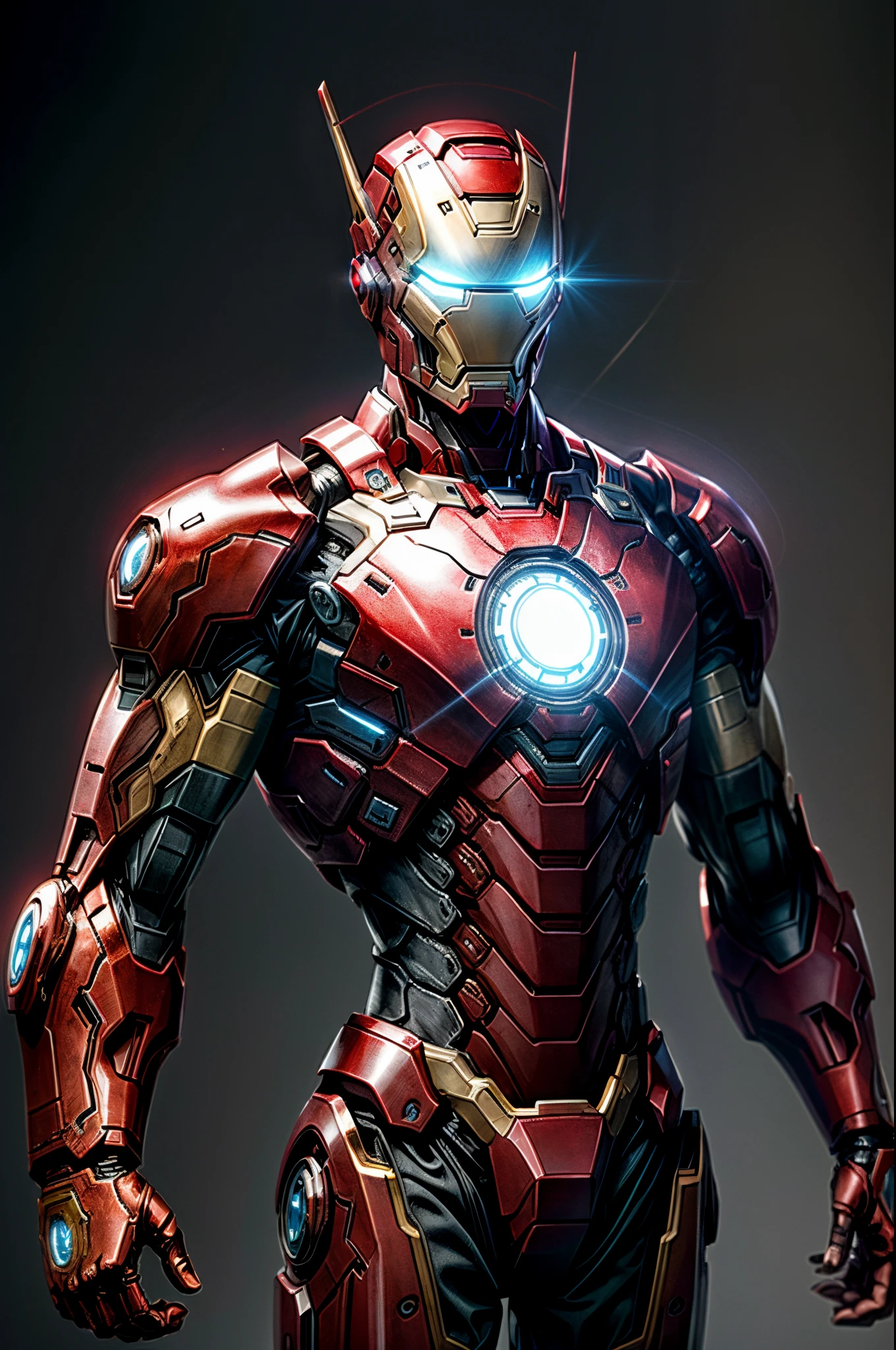 like marvel ironman full white color armored
