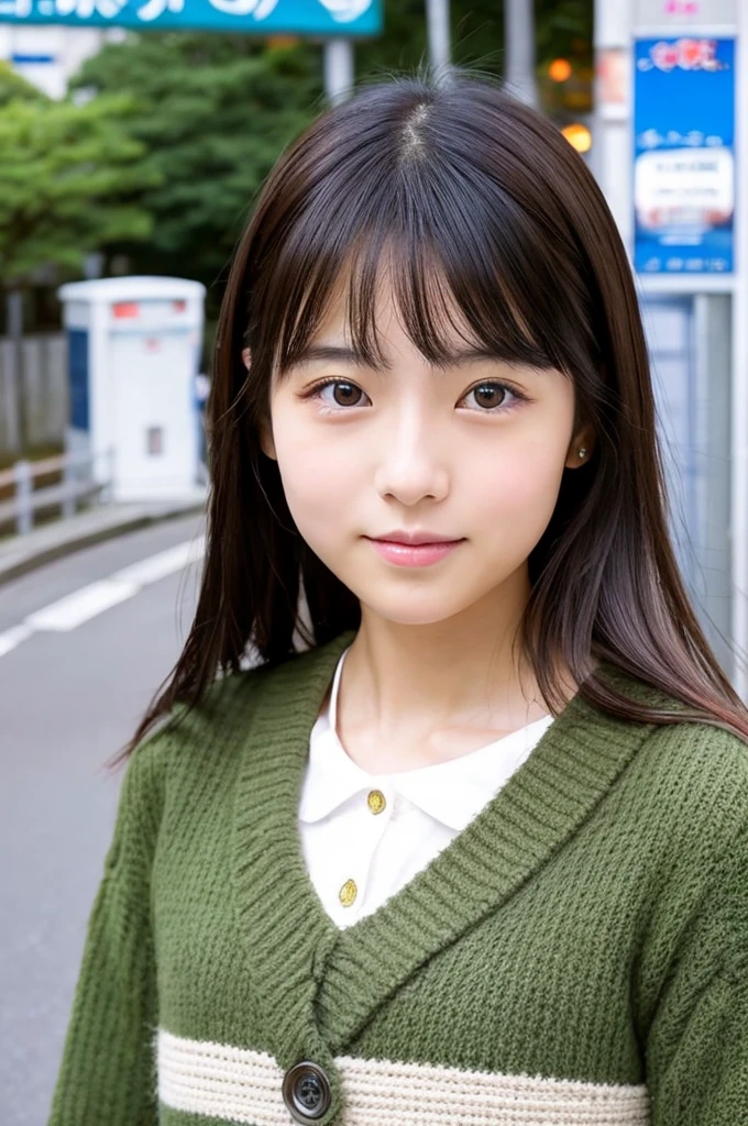 Girlish、Beautiful woman in Japan、face variations、