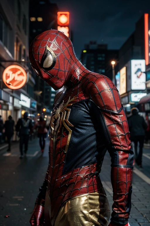 Spiderman naked building